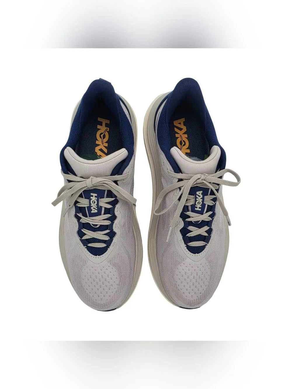 HOKA Men's Kawana 3 Shoes Putty Midnight Blue 10 Wide Fitness & Training